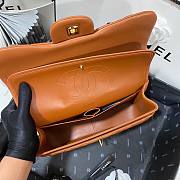 Chanel Flap Bag Jumbo Lambskin Brown Silver/Gold Hardware Size 30 cm - 2