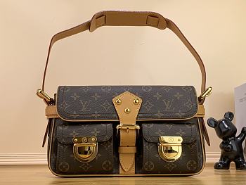 Louis Vuitton LV Manhattan Shoulder Handbag M40027 Size 30 x 19 x 10 cm