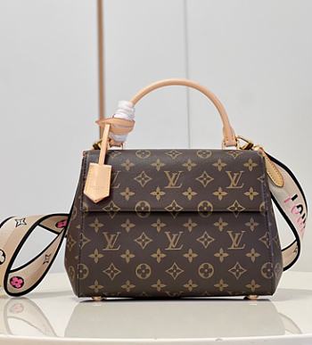 Louis Vuitton Cluny BB Bag Size 28 x 20 x 10 cm