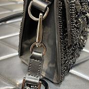 Valentino Garavani Vsling 3D Black Bag Size 19 x 13 x 9 cm - 5