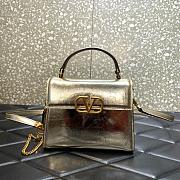 Valentino Garavani Vsling 3D Gold Bag Size 19 x 13 x 9 cm - 1