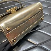 Valentino Garavani Vsling 3D Gold Bag Size 19 x 13 x 9 cm - 4