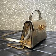 Valentino Garavani Vsling 3D Gold Bag Size 19 x 13 x 9 cm - 2