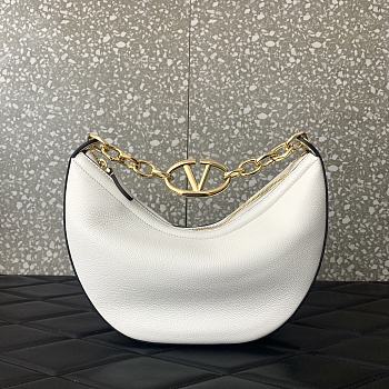 Valentino Garavani Small Vlogo Moon White Bag Size 29 x 23 x 11 cm