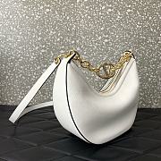 Valentino Garavani Small Vlogo Moon White Bag Size 29 x 23 x 11 cm - 3
