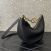 Valentino Garavani Small Vlogo Moon Black Bag Size 29 x 23 x 11 cm - 6