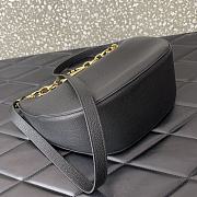 Valentino Garavani Small Vlogo Moon Black Bag Size 29 x 23 x 11 cm - 4