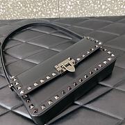 Valentino Garavani Rockstud Shoulder Bag Full Black Size 23 x 12 x 5 cm - 5