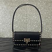 Valentino Garavani Rockstud Shoulder Bag Black Size 23 x 12 x 5 cm - 1