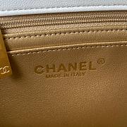Chanel Mini Flap Bag Global Chain White Size 20 cm - 3