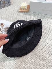 Chanel Bucket Hat Black/White/Beige - 3