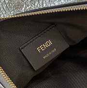 Fendi Fendigraphy Medium Silver Bag Size 36 x 30 x 11 cm - 2