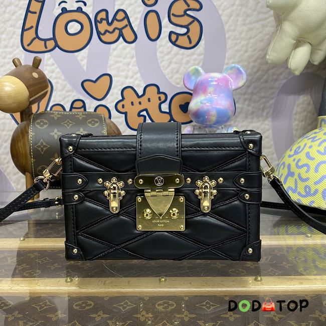 Louis Vuitton LV M23518 Petite Malle Bag Size 20 x 12.5 x 6 cm - 1