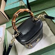 Gucci Mini Bamboo Shoulder Bag Black Size 15.5 x 13.5 x 4 cm - 6