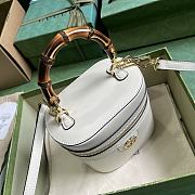 Gucci Mini Bamboo Shoulder Bag White Size 15.5 x 13.5 x 4 cm - 2