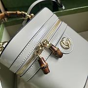Gucci Mini Bamboo Shoulder Bag White Size 15.5 x 13.5 x 4 cm - 5