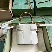 Gucci Mini Bamboo Shoulder Bag White Size 15.5 x 13.5 x 4 cm - 4