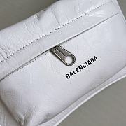 Balenciaga Raver Leather Tote White Bag Size 24.5 x 22 x 7 cm - 6