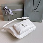 Balenciaga Raver Leather Tote White Bag Size 24.5 x 22 x 7 cm - 5