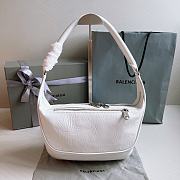 Balenciaga Raver Leather Tote White Bag Size 24.5 x 22 x 7 cm - 4