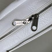 Balenciaga Raver Leather Tote White Bag Size 24.5 x 22 x 7 cm - 2