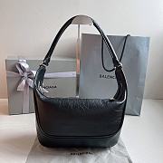 Balenciaga Raver Leather Tote Black Bag Size 24.5 x 22 x 7 cm - 2