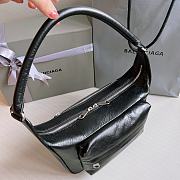 Balenciaga Raver Leather Tote Black Bag Size 24.5 x 22 x 7 cm - 5