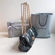Balenciaga Monaco Small Chain Bag In Black Size 27.9 x 18 x 9.9 cm - 5