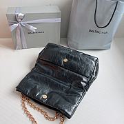 Balenciaga Monaco Small Chain Bag In Black Size 27.9 x 18 x 9.9 cm - 2