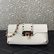 Valentino Garavani Rockstud Small White Bag Size 26 x 13 x 7 cm - 1
