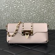 Valentino Garavani Rockstud Small Pink Bag Size 26 x 13 x 7 cm - 1