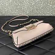 Valentino Garavani Rockstud Small Pink Bag Size 26 x 13 x 7 cm - 3