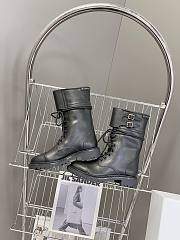 Dior D-Trap Ankle Boot Black/White - 6