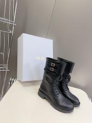 Dior D-Trap Ankle Boot Black/White - 4