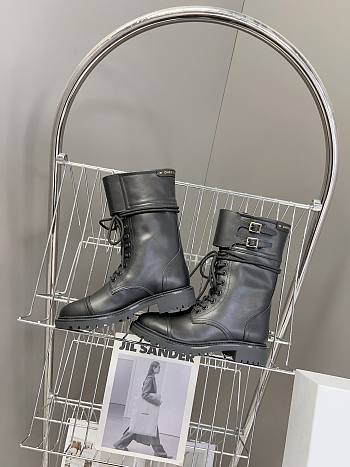 Dior D-Trap Ankle Boot Black/White