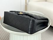 Chanel Flap Bag Maxi Caviar Black Size 33 cm - 5