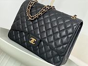 Chanel Flap Bag Maxi Caviar Black Size 33 cm - 2