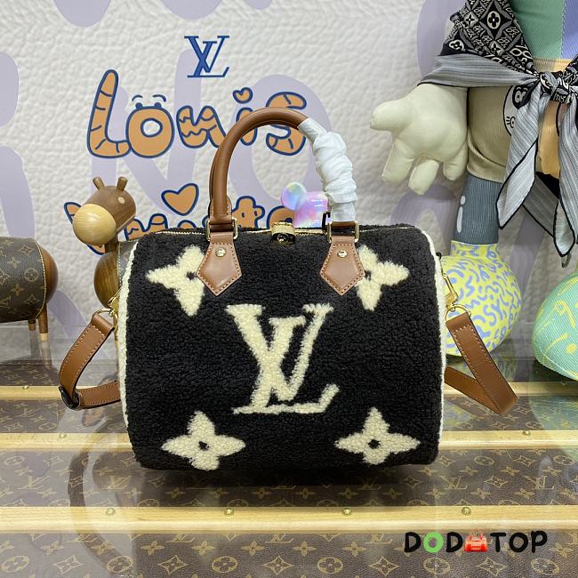 Louis Vuitton Bandouliere Teddy Speedy Shoulder Bag 25 Limited Size 25 x 14 x 19 cm - 1