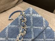 Chanel New Denim Flap Bag Size 25 cm - 5