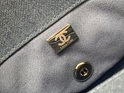 Chanel New Denim Flap Bag Size 25 cm - 2