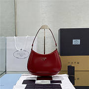 Prada Cleo Leather Shoulder Bag Red Size 27 × 19 × 5 cm - 1