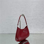 Prada Cleo Leather Shoulder Bag Red Size 27 × 19 × 5 cm - 4