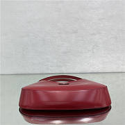 Prada Cleo Leather Shoulder Bag Red Size 27 × 19 × 5 cm - 2