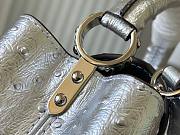 Louis Vuitton LV Capucines Ostrich Pattern Handbag M95393 Size 21 x 14 x 8 cm - 6