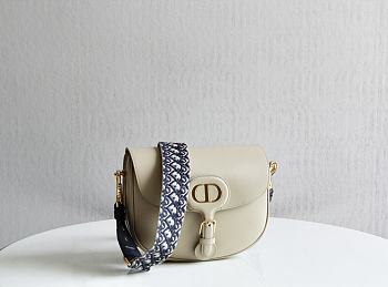 Dior Bobby With Strap Large Beige Bag Size 27 x 19.5 x 8 cm
