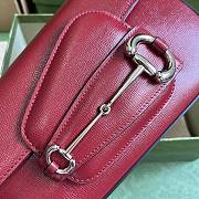 Gucci Horsebit 1955 Mini Shoulder Bag Red Size 26.5 cm - 5