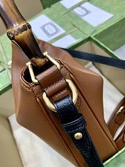 Gucci Brown Diana Small Leather Tote Bag Size 24 cm - 6