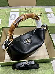 Gucci Black Diana Small Leather Tote Bag Size 24 cm - 6