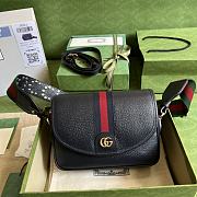 Gucci Ophidia Mini Shoulder Bag Black Size 23 x 17 x 7 cm - 1