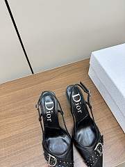 Christian Dior D-Trick Slingback Black/White - 4